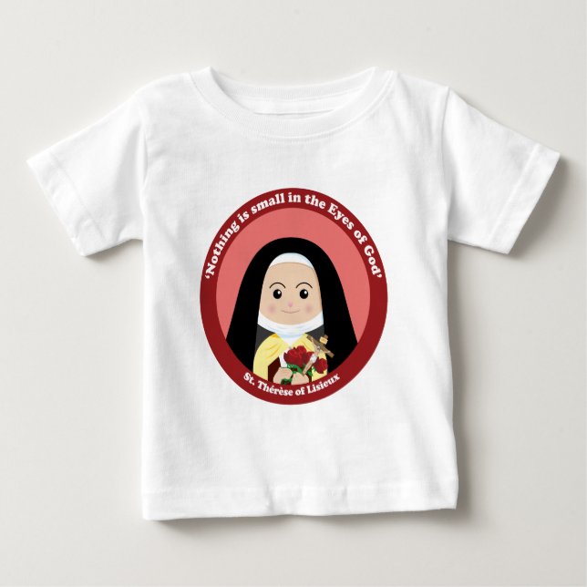 Camiseta De Bebé St. Thérèse de Lisieux (Anverso)