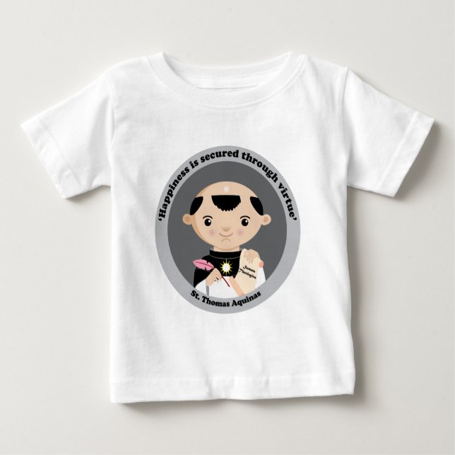 Camiseta De Bebé St Thomas Aquinas (Anverso)