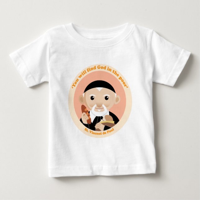 Camiseta De Bebé St. Vincent de Paul (Anverso)