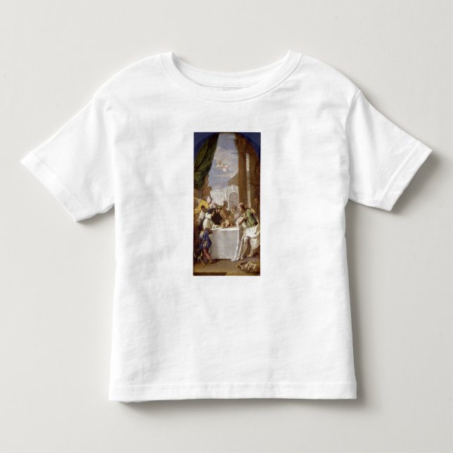 Camiseta De Bebé St. Vincent Ferrer que realiza un milagro (Anverso)