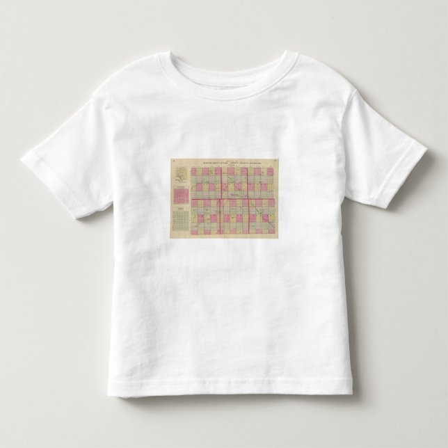 Camiseta De Bebé Stanton, Grant, Haskel, Morton, Stevens, Kansas (Anverso)