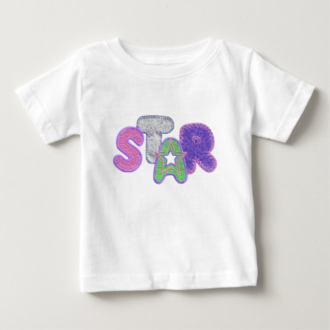 Camiseta De Bebé Star Baby Tee Shirt (Anverso)