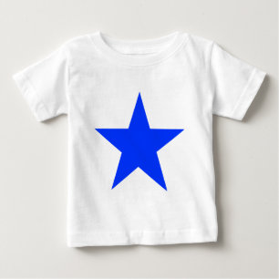 Camiseta De Bebé Star Blue The MUSEUM Zazzle Gifts