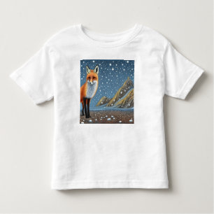 Camiseta De Bebé Starry Starry Night Storybook Fox
