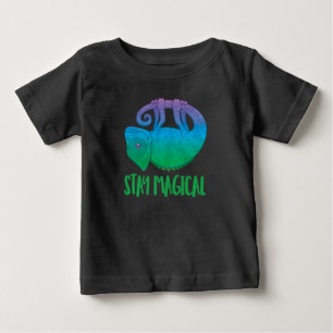 Camiseta De Bebé Stay Magical Levitation Chameleon