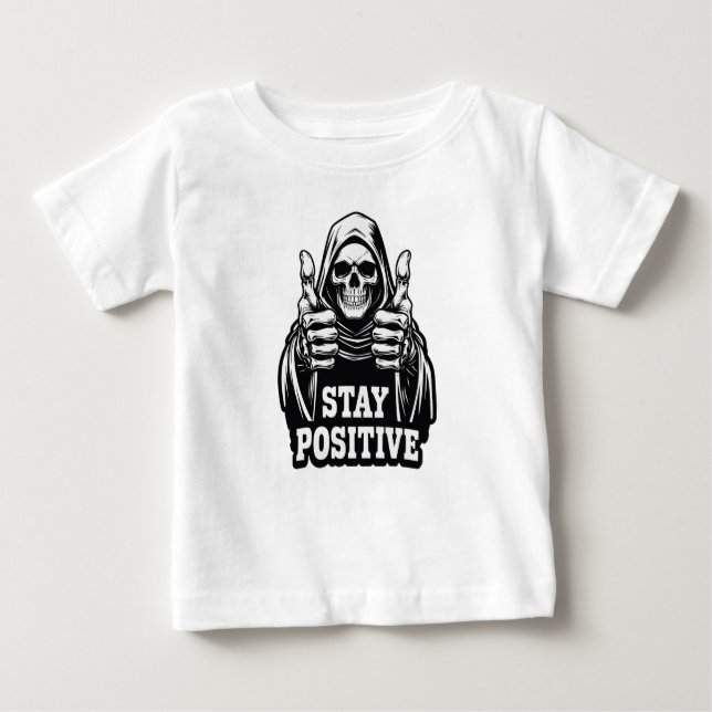 Camiseta De Bebé Stay Positve (Anverso)
