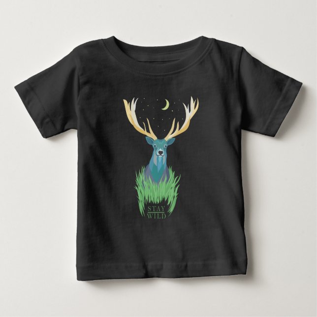 CAMISETA DE BEBÉ STAY WILD (Anverso)