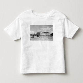 Camiseta De Bebé Steamboat Springs, casa de campo y cabinas