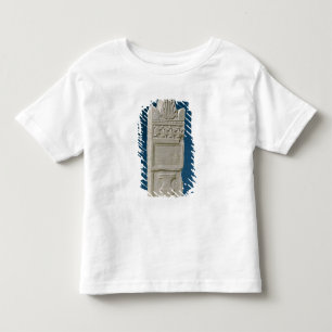 Camiseta De Bebé Stele votivo con un frontón triangular