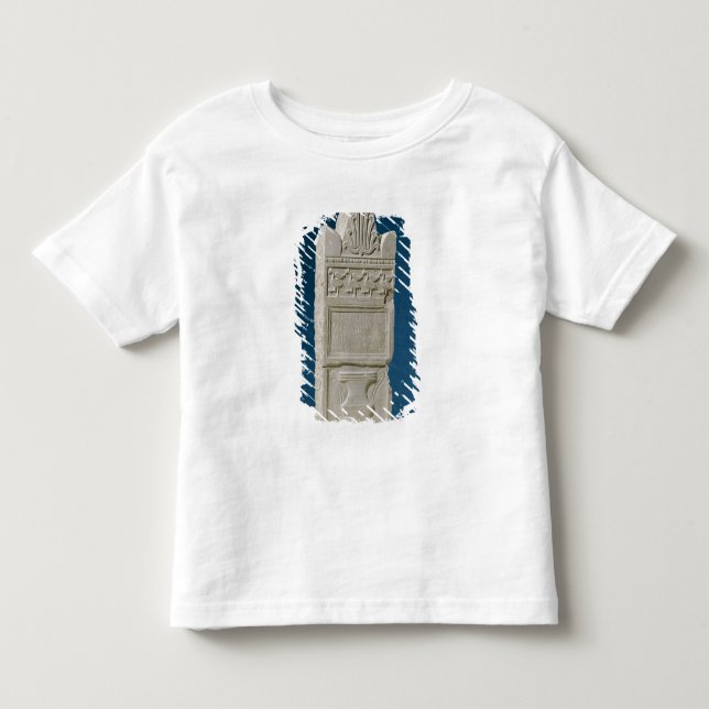 Camiseta De Bebé Stele votivo con un frontón triangular (Anverso)