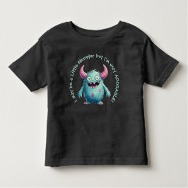 Camiseta De Bebé Stewart: El adorable pequeño monstruo