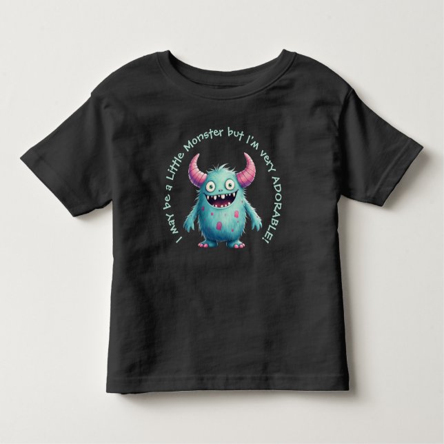 Camiseta De Bebé Stewart: El adorable pequeño monstruo (Anverso)