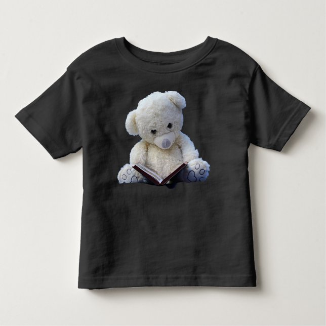 Camiseta De Bebé Still life, Teddy, White (Anverso)