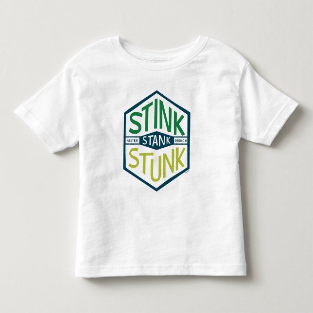 Camiseta De Bebé Stink Stank Stunk Badge (Anverso)