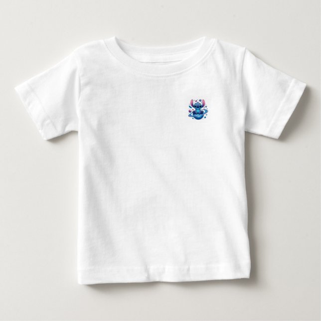 Camiseta De Bebé stitch baby  (Anverso)