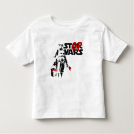 Camiseta De Bebé Stop Wars Parody Logo