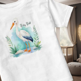 Camiseta De Bebé Stork Stork Nursery pone muñeca bebé