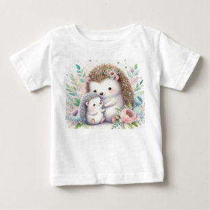 Camiseta De Bebé Storybook Woodland Babies Hedgehog Love