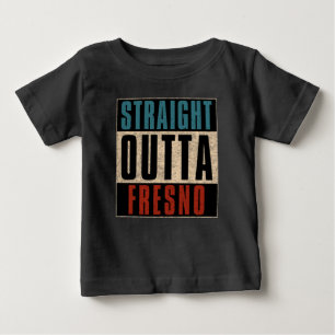 Camiseta De Bebé Straight Outta Fresno California