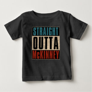 Camiseta De Bebé Straight Outta McKinney Texas TX