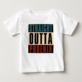 Camiseta De Bebé Straight Outta Phoenix Arizona AZ USA