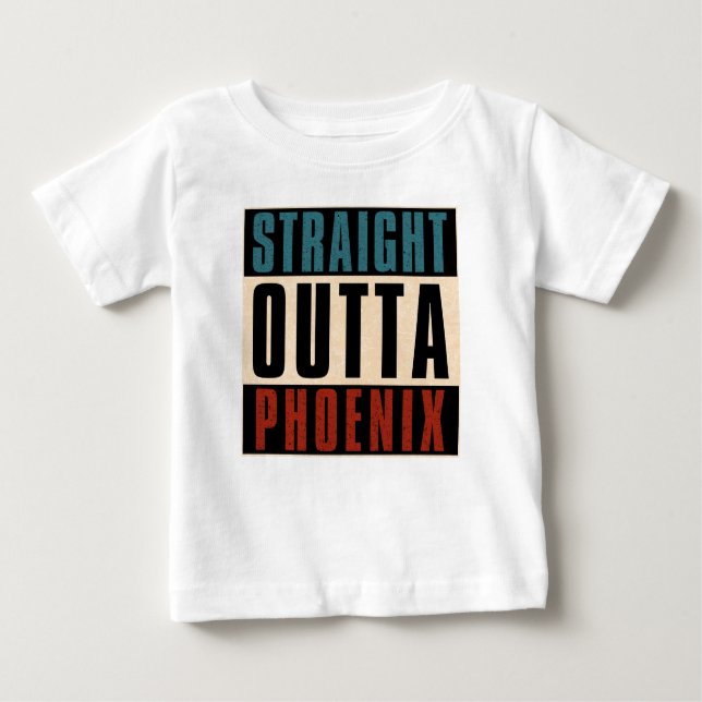 Camiseta De Bebé Straight Outta Phoenix Arizona AZ USA (Anverso)
