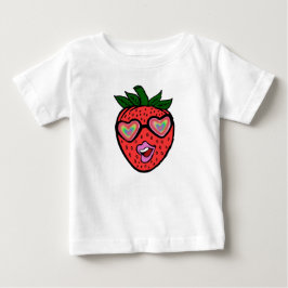 Camiseta De Bebé strawberry 