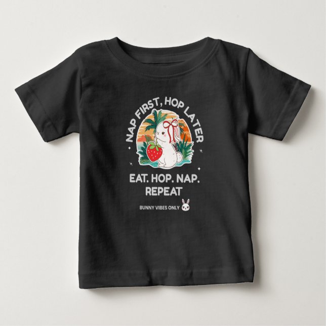 Camiseta De Bebé Strawberry Dream Bunny (Anverso)