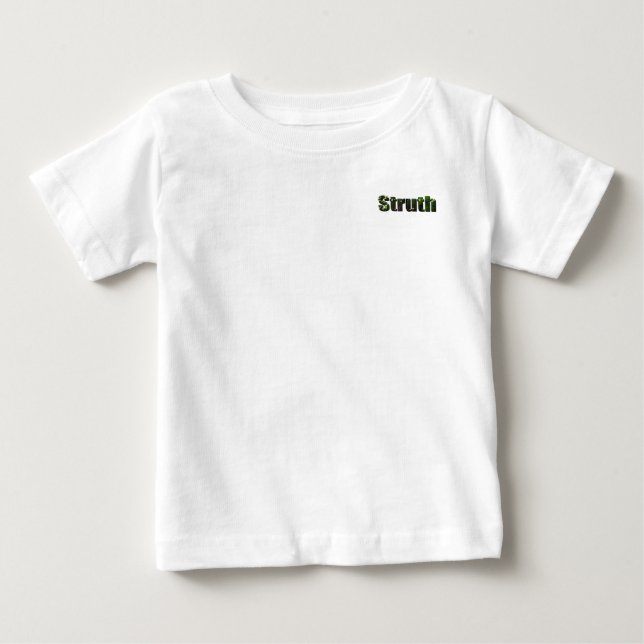 Camiseta De Bebé ¡Struth! Palabra argot australiana, (Anverso)