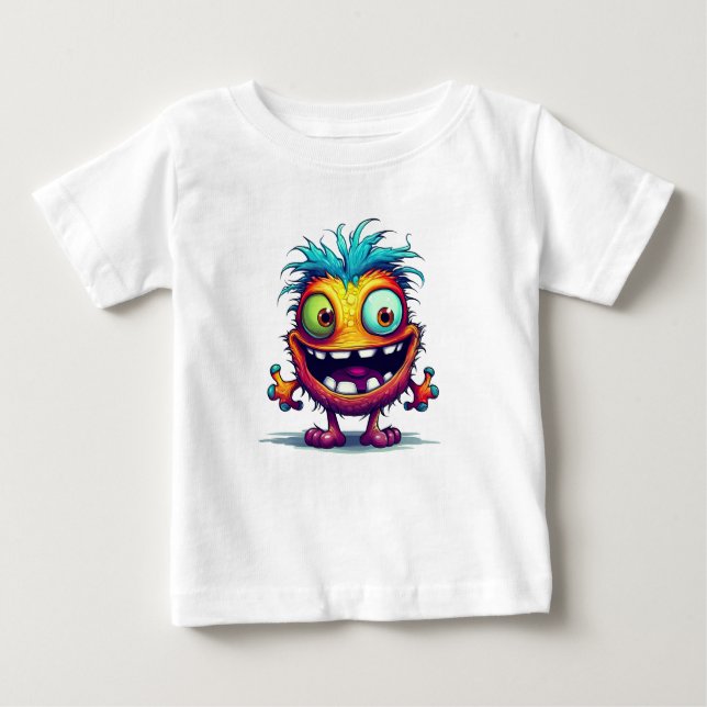 Camiseta De Bebé Stu 001 es el Mini Troll (Anverso)