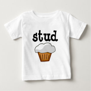 Camiseta De Bebé Stud Muffin, Cute Funny Baked Good