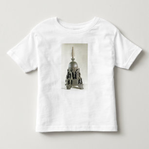 Camiseta De Bebé Stupa, Pala, Nalanda, Bihar (bronce)