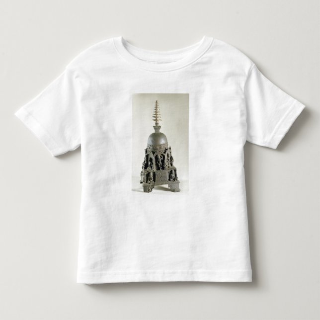 Camiseta De Bebé Stupa, Pala, Nalanda, Bihar (bronce) (Anverso)
