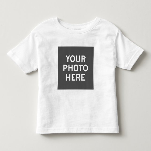 Camiseta De Bebé Su foto aquí (Anverso)