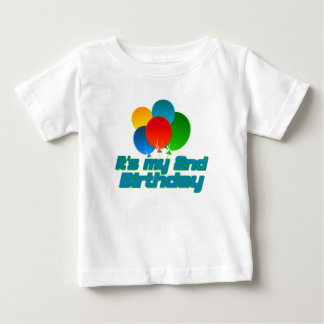 Camiseta De Bebé Su mi 2do cumpleaños