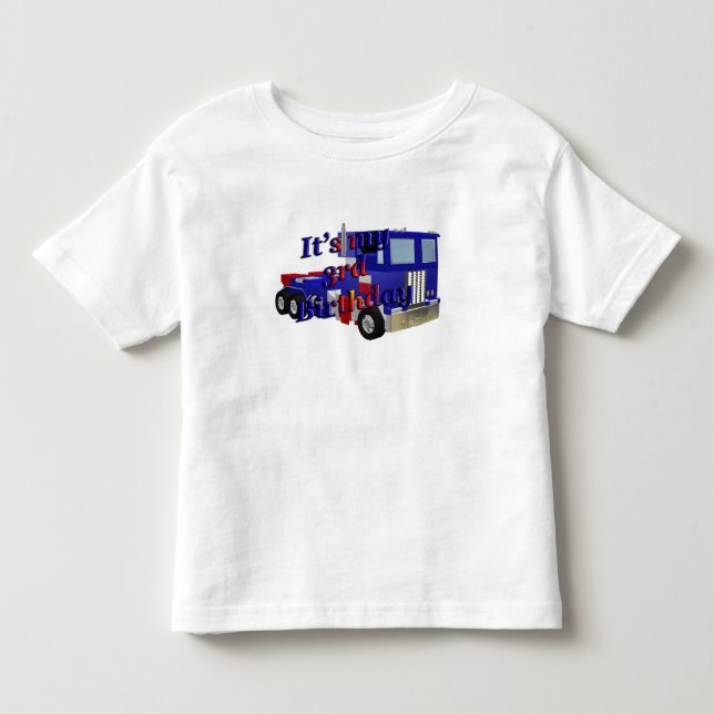 Camiseta De Bebé Su mi 3ro cumpleaños (Anverso)