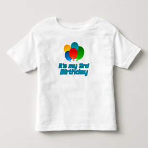 Camiseta De Bebé Su mi 3ro cumpleaños