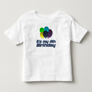 Camiseta De Bebé Su mi 4to cumpleaños