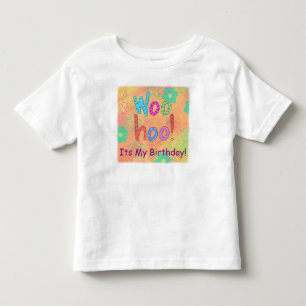 Camiseta De Bebé Su mi gráfico del naranja del cumpleaños del ni