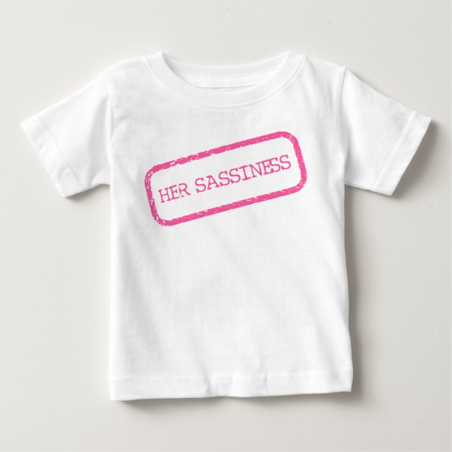 CAMISETA DE BEBÉ "SU SASSINESS"  (Anverso)