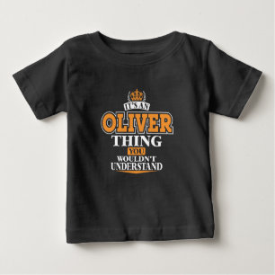 CAMISETA DE BEBÉ SU UNA COSA DE OLIVERIO QUE USTED NO ENTENDERÍA