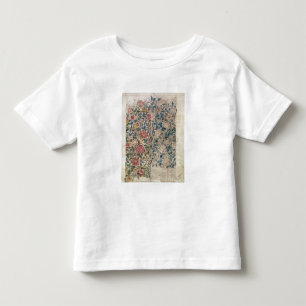Camiseta De Bebé "Subió" diseño del papel pintado (el lápiz y w/