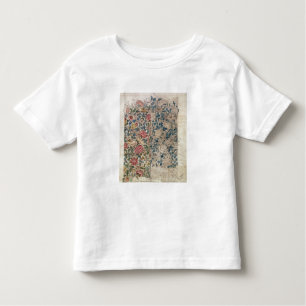 Camiseta De Bebé "Subió" diseño del papel pintado (el lápiz y w/c