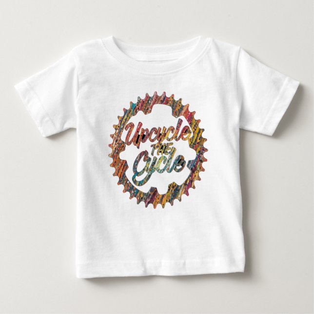 Camiseta De Bebé Subir el ciclo (Anverso)