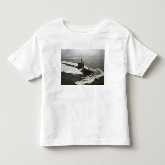 Camiseta De Bebé Submarino de ataque de clase Virginia (Anverso)