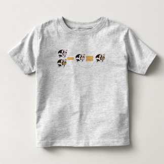 Camiseta De Bebé Substracción de la vaca