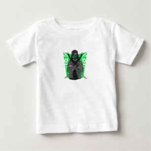 Camiseta De Bebé sudadera con capucha ciberpunk anime jugador neon