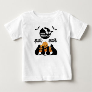 Camiseta De Bebé Sudadera con capucha de Halloween para niños peque