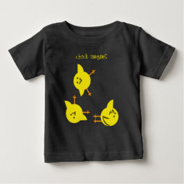 Camiseta De Bebé Sudadera con capucha para niños imán de pollitas