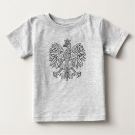 Camiseta De Bebé Sudadera para niños pequeños con símbolo polaco